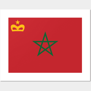 Civil Ensign of Morocco Posters and Art